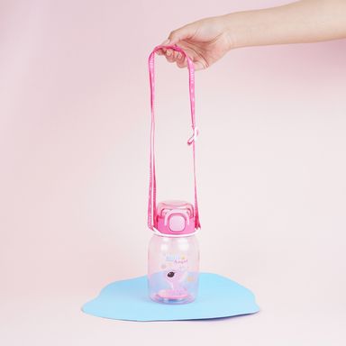 Tomatodo con correa tritán rosa 600 ml ángel disney -  Lilo & Stitch