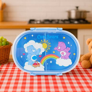 Contenedor de alimentos plástico azul 650 ml ositos cariñositos -  Care Bears