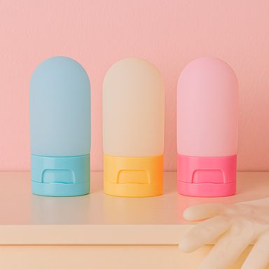 Set botellas de viaje plástico multicolor 30 ml 3 piezas -  Miniso