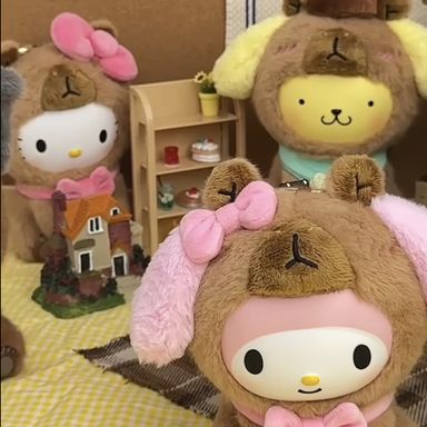 Blindlab blind box colección capibara 20 cm hello kitty & sus amigos sanrio -  Sanrio