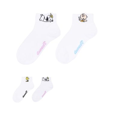 Set medias para mujer textiles blancos talla 23-25 cm 2 pares snoopy -  Snoopy