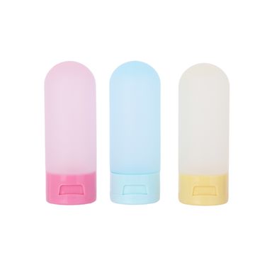 Set botellas de viaje plástico multicolor 50 ml 3 piezas -  Miniso