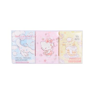 Paquete pañuelos desechables 20.5x20.5 cm 9 piezas sanrio -  Sanrio
