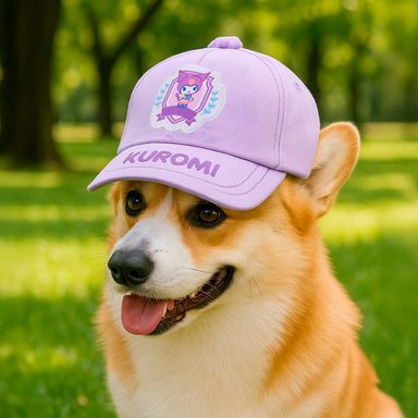 Gorra para mascotas textil lila unitalla kuromi sanrio -  Sanrio