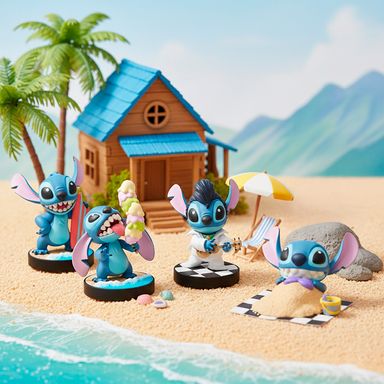Blindlab blind box momentos divertidos 7.6 cm stitch disney -  Lilo & Stitch
