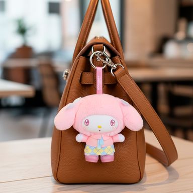 Llavero sintético rosa 19.5 cm my melody sanrio -  Sanrio