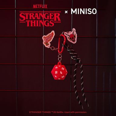 Llavero sintético rojo stranger things -  Stranger Things