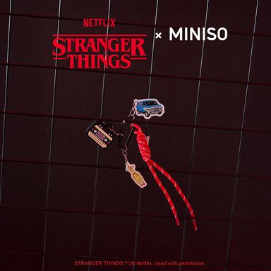 Llavero sintético negro stranger things -  Stranger Things