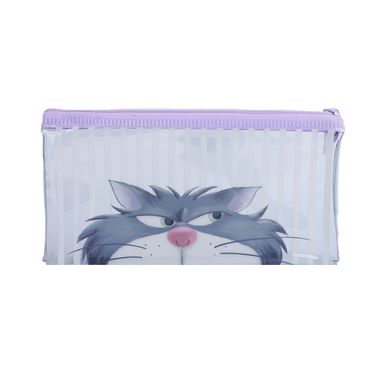 Cartuchera sintética transparente 20x10 cm lucifer disney -  Disney