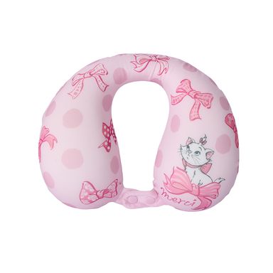 Almohada de viaje infantil memory foam rosa 26x21 cm marie disney -  Disney