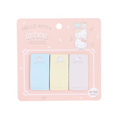 Set notas adhesivas multicolor 30 hojas 3 piezas hello kitty sanrio -  Sanrio