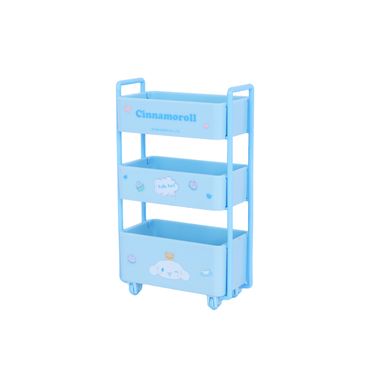 Mini organizador de escritorio tipo carrito sintético azul 4x11x7.5 cm cinnamoroll sanrio -  Sanrio