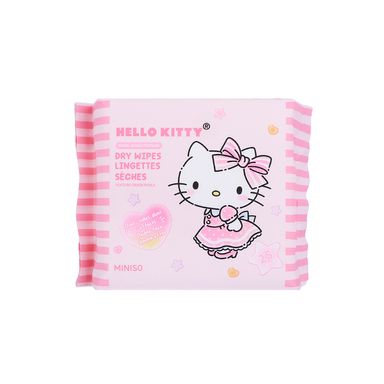 Toallitas faciales secas 20x20 cm 25 piezas hello kitty sanrio -  Sanrio