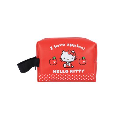 Cosmetiquera sintética roja 15x7x10 cm hello kitty sanrio -  Sanrio