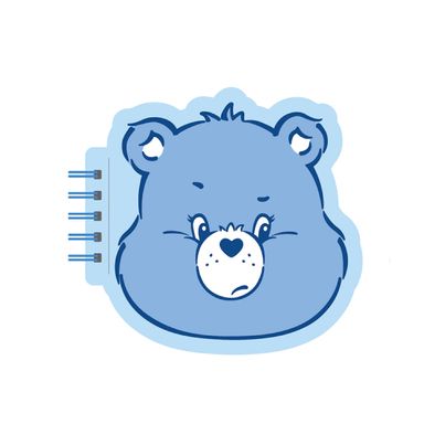Libreta de espiral pasta suave azul gruñosito ositos cariñositos -  Care Bears