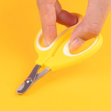 Cortaúñas para mascotas acero inoxidable amarillo 10x6 cm -  Miniso