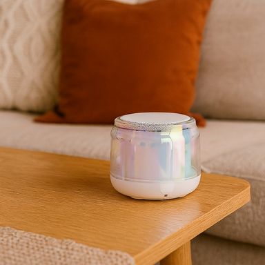 Parlante inalámbrico sintético color blanco 7.8x7.8x6.2 cm -  Miniso