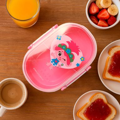 Contenedor de alimentos koukou plástico rosa 650 ml -  Koukou Love