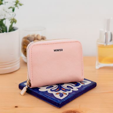 Monedero textil rosa 11x8x3 cm -  Miniso
