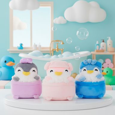 Blind box bañera 10 cm peluche mini family -  Mini Family