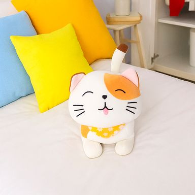 Peluche pet club felpa 27x23.5 cm gato calicó -  Miniso