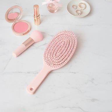 Peine desenredante para cabello sintético rosa 22 cm -  Miniso