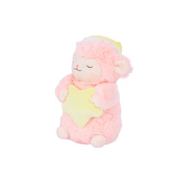 Peluche hora de la siesta felpa rosa 15.5x28 cm corderito -  Miniso