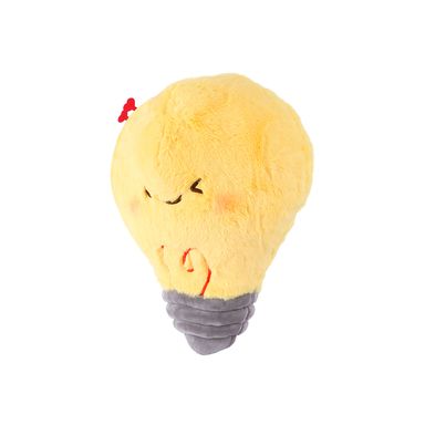 Peluche bombilla felpa amarillo 26x34 cm -  Miniso