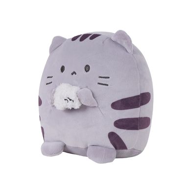 Peluche felpa morado gatito -  Mini Family
