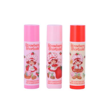 Set bálsamos labiales 3 gr 3 piezas rosita fresita -  Strawberry Shortcake