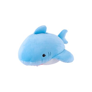 Peluche felpa azul 30x18 cm tiburoncito -  Miniso