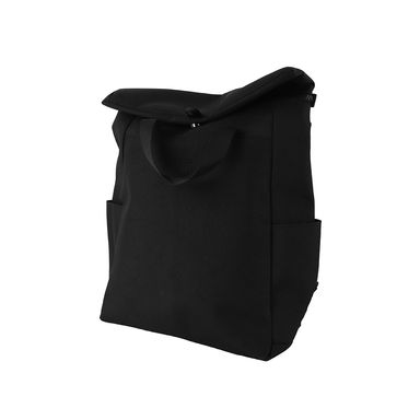 Mochila casual textil negra 29x13x37 cm -  Miniso