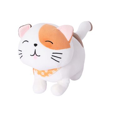 Peluche pet club felpa 27x23.5 cm gato calicó -  Miniso