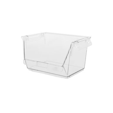 Organizador de escritorio apilable plástico transparente 11.5x8x15.2 cm -  Miniso