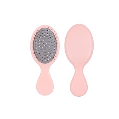 Mini cepillo para cabello sintético rosa 14 cm -  Miniso