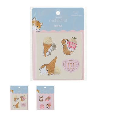 Plantilla de stickers mofusand diseño aleatorio 4 piezas -  Mofusand