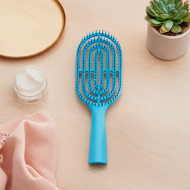 Peine de ventilación para cabello sintético azul 22.5 cm -  Miniso