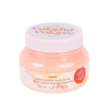 Exfoliante corporal colorful 350 gr fragancia de melocotón -  Miniso