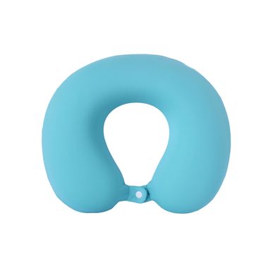 Almohada de viaje minimalista memory foam verde aqua 30x32 cm -  Miniso