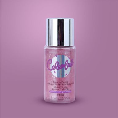 Bruma corporal shimmer colorful 75 ml silver shine -  Miniso