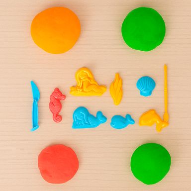 Set plastilina aventuras en el mar multicolor 12 piezas -  Miniso