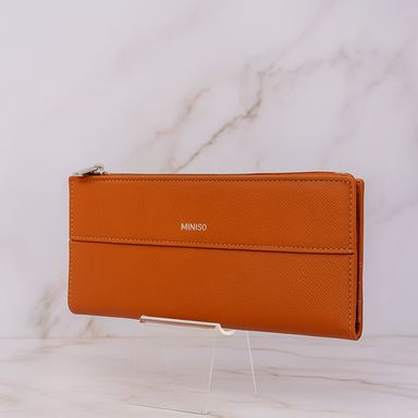 Cartera mujer clasica lisa (café) -  Miniso