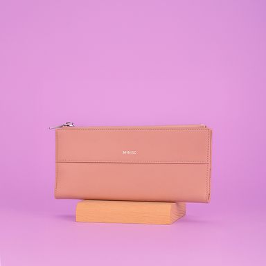 Cartera mujer clasica lisa (rosa) -  Miniso