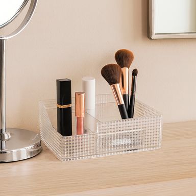 Organizador para cosméticos sintético transparente 22x9x15.5 cm -  Miniso