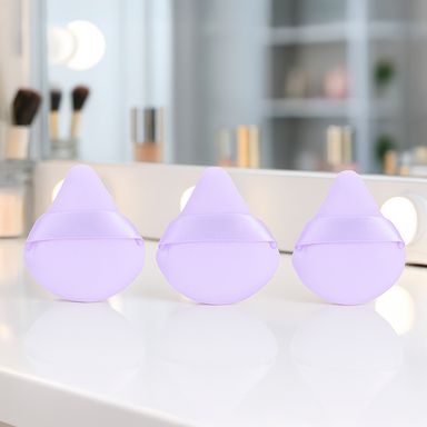 Set esponjas de maquillaje tipo puff 3 piezas -  Miniso