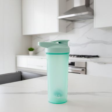 Tomatodo con tapa enroscable easy life plástico verde 800 ml -  Miniso