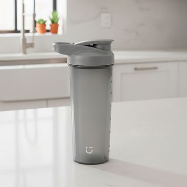 Tomatodo con mezclador easy life plástico gris 800 ml -  Miniso