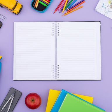 Libreta de espiral pasta suave minimalism black negra 14.8x21 cm rayas 100 hojas -  Miniso