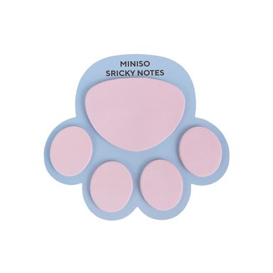 Set notas adhesivas cat paw multicolor 30 hojas 5 piezas -  Miniso