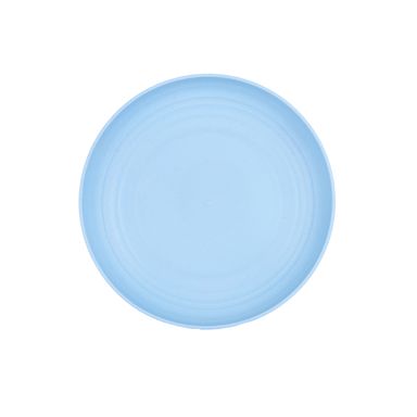 Plato ecofriendly plástico azul 20x20 cm -  Miniso